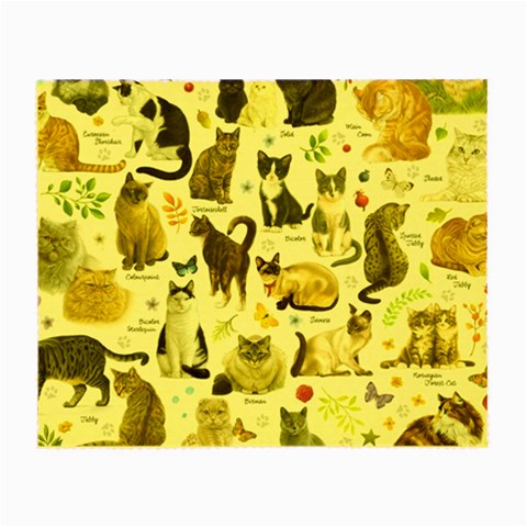 Cats, All, Collage, Cat Small Glasses Cloth from ArtsNow.com Front