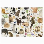 Cats, All, Collage, Cat Large Glasses Cloth