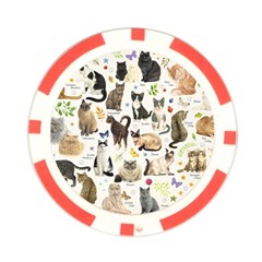 Cats, All, Collage, Cat Poker Chip Card Guard from ArtsNow.com Front