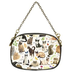 Cats, All, Collage, Cat Chain Purse (Two Sides) from ArtsNow.com Front