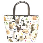 Cats, All, Collage, Cat Bucket Bag