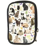 Cats, All, Collage, Cat Compact Camera Leather Case