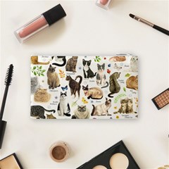 Cats, All, Collage, Cat Cosmetic Bag (Small) from ArtsNow.com Back