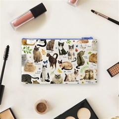 Cats, All, Collage, Cat Cosmetic Bag (Small) from ArtsNow.com Back