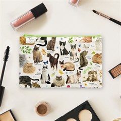 Cats, All, Collage, Cat Cosmetic Bag (Medium) from ArtsNow.com Front