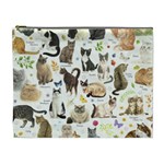 Cats, All, Collage, Cat Cosmetic Bag (XL)