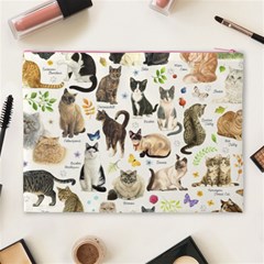 Cats, All, Collage, Cat Cosmetic Bag (XL) from ArtsNow.com Back