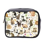 Cats, All, Collage, Cat Mini Toiletries Bag (Two Sides)