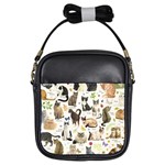 Cats, All, Collage, Cat Girls Sling Bag