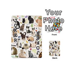 Cats, All, Collage, Cat Playing Cards 54 Designs (Mini) from ArtsNow.com Front - Joker1