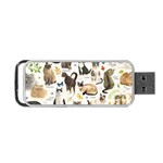 Cats, All, Collage, Cat Portable USB Flash (One Side)