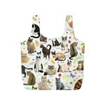 Cats, All, Collage, Cat Full Print Recycle Bag (S)