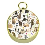 Cats, All, Collage, Cat Gold Compasses