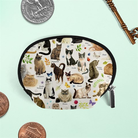 Cats, All, Collage, Cat Accessory Pouch (Small) from ArtsNow.com Front