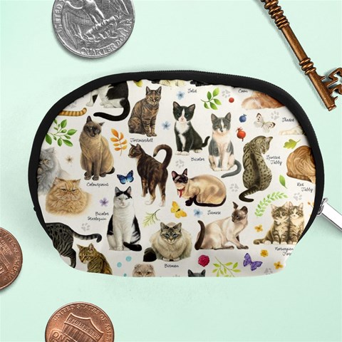 Cats, All, Collage, Cat Accessory Pouch (Medium) from ArtsNow.com Front