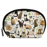 Cats, All, Collage, Cat Accessory Pouch (Large)