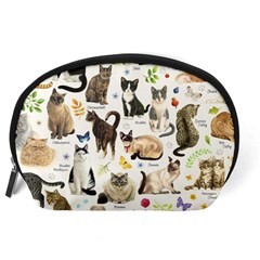 Cats, All, Collage, Cat Accessory Pouch (Large) from ArtsNow.com Back