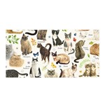 Cats, All, Collage, Cat Satin Wrap 35  x 70 