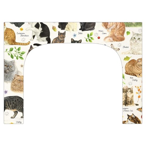 Cats, All, Collage, Cat Toiletries Pouch from ArtsNow.com Front