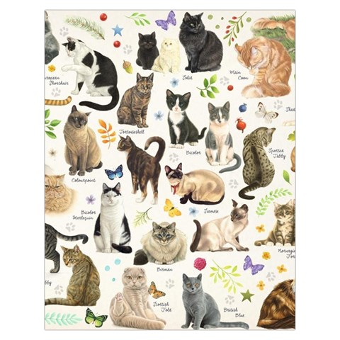 Cats, All, Collage, Cat Toiletries Pouch from ArtsNow.com Back