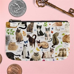 Cats, All, Collage, Cat Large Coin Purse from ArtsNow.com Front