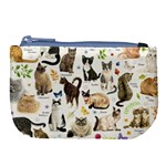 Cats, All, Collage, Cat Large Coin Purse