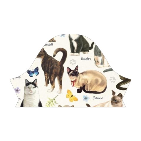 Cats, All, Collage, Cat Short Sleeve V Right Sleeve