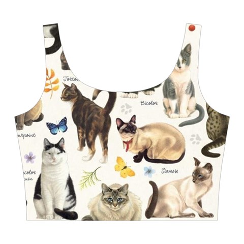 Cats, All, Collage, Cat Midi Sleeveless Dress from ArtsNow.com Top Back