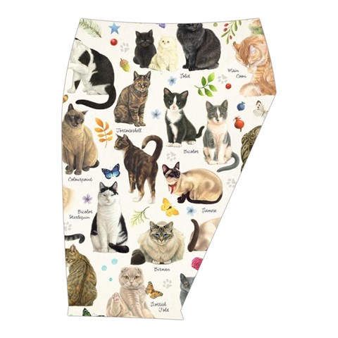 Cats, All, Collage, Cat Midi Wrap Pencil Skirt from ArtsNow.com  Front Right 