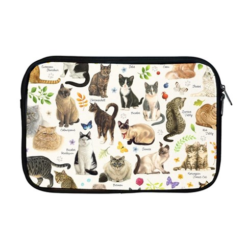 Cats, All, Collage, Cat Apple MacBook Pro 17  Zipper Case from ArtsNow.com Front