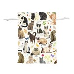 Cats, All, Collage, Cat Lightweight Drawstring Pouch (S)