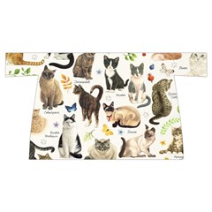 Cats, All, Collage, Cat Wristlet Pouch Bag (Small) from ArtsNow.com Back