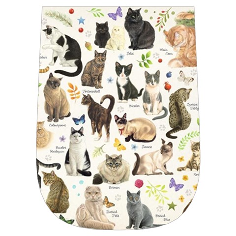 Cats, All, Collage, Cat Wristlet Pouch Bag (Small) from ArtsNow.com Right Side