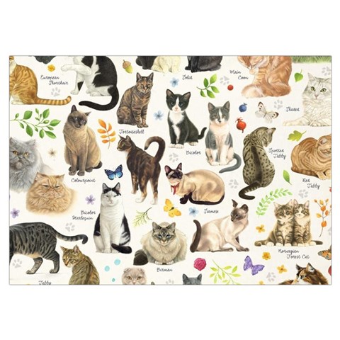 Cats, All, Collage, Cat Wristlet Pouch Bag (Small) from ArtsNow.com Belt Loop