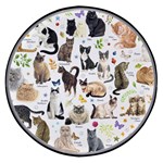 Cats, All, Collage, Cat Wireless Fast Charger(Black)