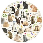 Cats, All, Collage, Cat Round Trivet