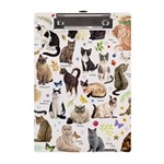 Cats, All, Collage, Cat A5 Acrylic Clipboard