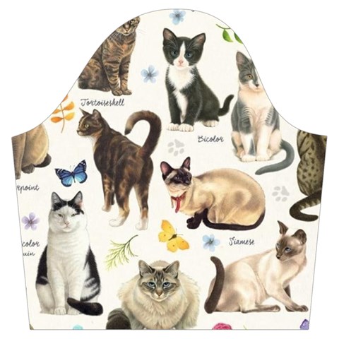 Cats, All, Collage, Cat Trumpet Sleeve Cropped Top from ArtsNow.com Sleeve Right