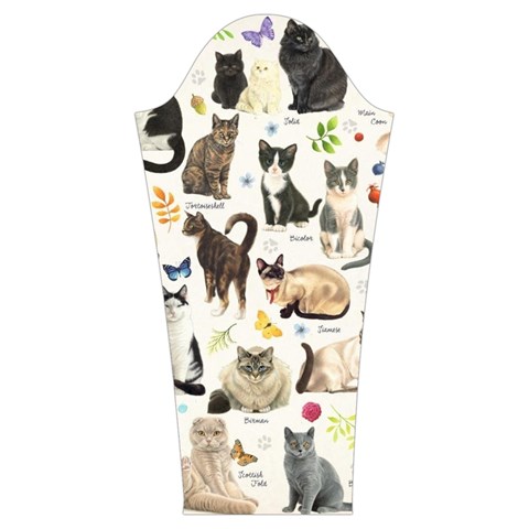 Cats, All, Collage, Cat Women s Cut Out Long Sleeve T Sleeve Left