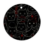 Catty Ornament (Round)