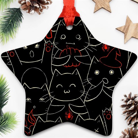 Catty Ornament (Star) from ArtsNow.com Front