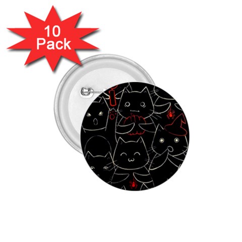 Catty 1.75  Buttons (10 pack) from ArtsNow.com Front