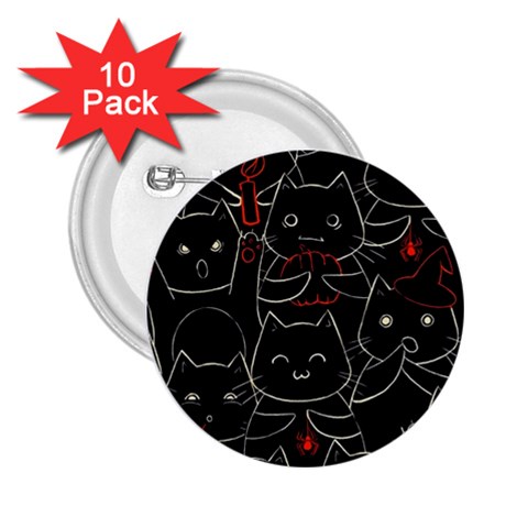 Catty 2.25  Buttons (10 pack)  from ArtsNow.com Front