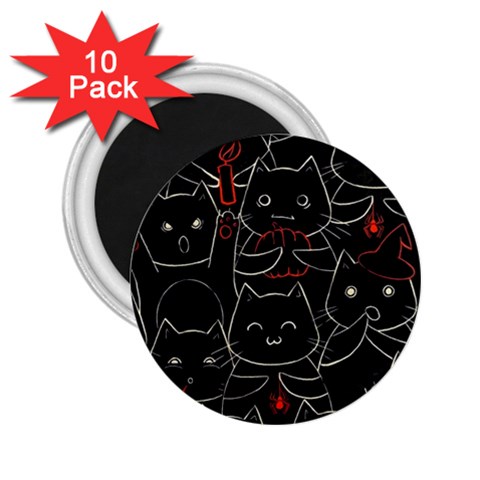 Catty 2.25  Magnets (10 pack)  from ArtsNow.com Front