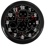 Catty Wall Clock (Black)