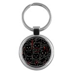 Catty Key Chain (Round)