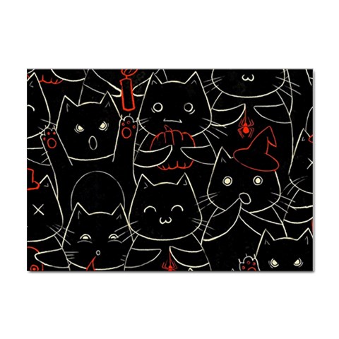 Catty Sticker A4 (100 pack) from ArtsNow.com Front