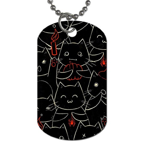 Catty Dog Tag (Two Sides) from ArtsNow.com Front