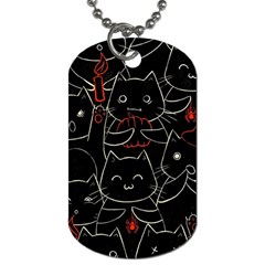 Catty Dog Tag (Two Sides) from ArtsNow.com Front