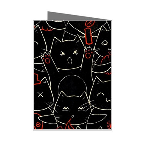 Catty Mini Greeting Card from ArtsNow.com Right